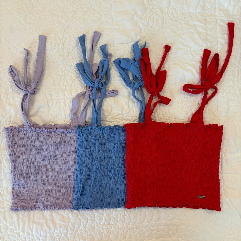Set of Hollister Tanks